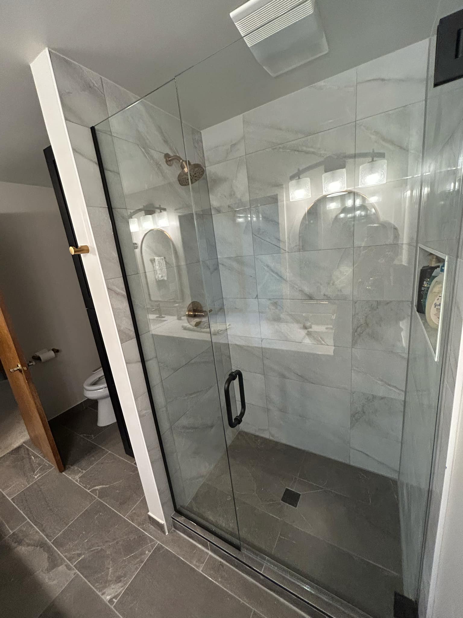 renovated shower